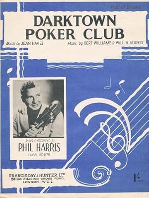 Darktown Poker Club. Sung and Recorded by Phil Harris