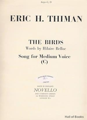 Seller image for The Birds: Song For Medium Voice in C for sale by Hall of Books