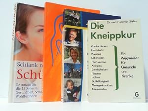 Bild des Verkufers fr Konvolut aus 4 Bchern: 1. Die Kneippkur. Ein Wegweiser fr Gesunde und Kranke. / 2. Die 12 Salze des Lebens. Biochemie nach Dr. Schler. / 3. Weleda Almanach. Mensch und Natur erkennen, erleben, verwandeln. / 4. Schler-Salzen. So nutzen Sie die 12 Salze fr Gesundheit, Schnheit & Wohlbefinden. zum Verkauf von Antiquariat Ehbrecht - Preis inkl. MwSt.