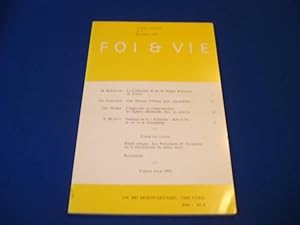 FOI et Vie. Vol. LXXXXII. N°6
