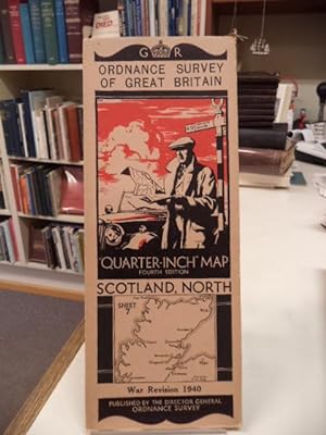 Scotland, North. Sheet 7. Ordnance Survey of Great Britain. War Revision 1940. "Quarter Inch" Map...