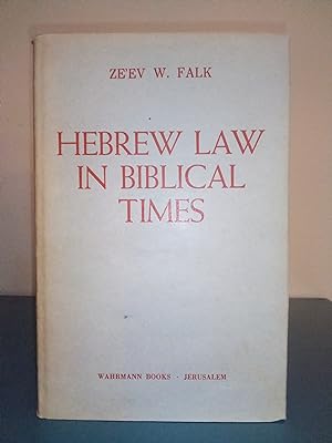 Bild des Verkufers fr Hebrew Law in Biblical Times: An Introduction zum Verkauf von Library of Religious Thought