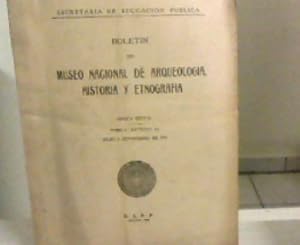 Boletin del Museo Nacional de Arqueologia, Historia y Etnografia. Epoca 6. Tomo I. Entrega 3a. Ju...