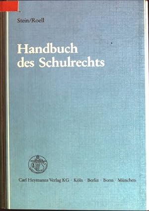 Bild des Verkufers fr Handbuch des Schulrechts zum Verkauf von books4less (Versandantiquariat Petra Gros GmbH & Co. KG)