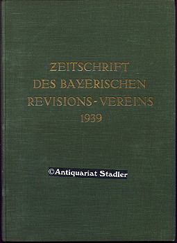 Immagine del venditore per 43. Jahrgang 1939. Zeitschrift fr die Technische berwachung. venduto da Antiquariat im Kloster