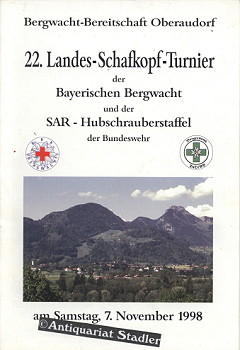 22. Landes-Schafkopf-Turnier der BAyerischen Bergwacht und der SAR-Hubschrauberstaffel der Bundes...