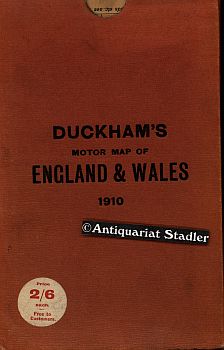 Duckham s Motor Map of England & Wales.