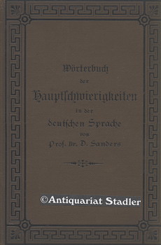 Wörterbuch der Hauptschwierigkeiten in der deutschen Sprache. Große Ausgabe.