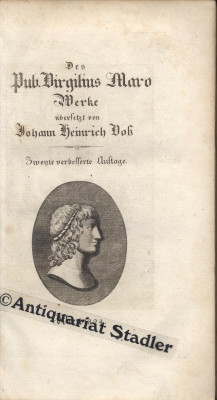 Immagine del venditore per Des Pub. Virgilius Maro Werke. bersetzt von Johann Heinrich Vo. venduto da Antiquariat im Kloster