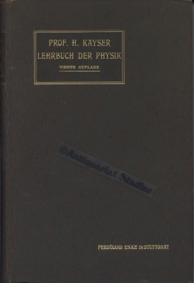 Bild des Verkufers fr Lehrbuch der Physik fr Studierende. zum Verkauf von Antiquariat im Kloster