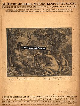 58. Jahrgang. 20 August 1937. Sondernummer zum XI. Milchwirtschaftlichen Weltkongress Berlin 1937...
