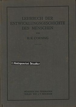 Immagine del venditore per Lehrbuch der Entwicklungsgeschichte des Menschen. venduto da Antiquariat im Kloster