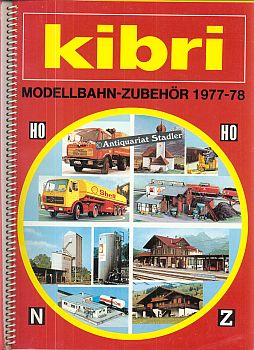Imagen del vendedor de kibri Modellbahn-Zubehr 1977-78. a la venta por Antiquariat im Kloster