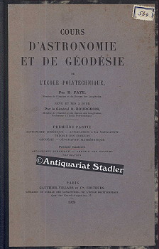 Cours DAstronomie et de Geodesie de LEcole Polytechnique.