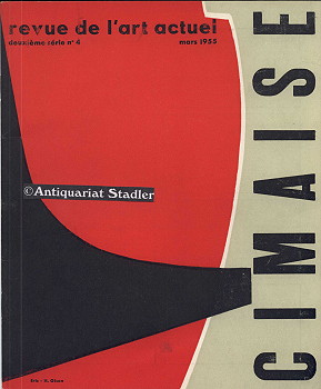 Immagine del venditore per Cimaise. Revue de l'art actuel. deuxieme serie numero 4. mars 1955. In franzs. Sprache. Texte en franais. venduto da Antiquariat im Kloster