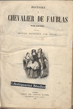 Histoire du Chevalier de Faublas.