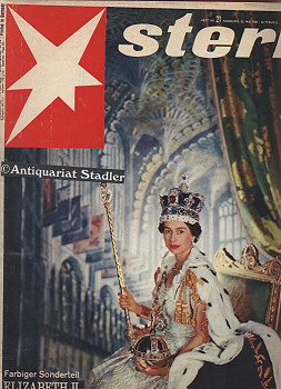 Stern. (Illustrierte). Nr. 21 vom 23. Mai 1965. Titelthema u.a.: "Farbiger Sonderteil Elizabeth II."