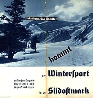 "Wintersport in der Südostmark". Kommt zum Wintersport auf unsere Jugendschutzhütten und Jugendhe...