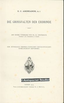 Seller image for Die Grossfalten der Erdrinde. for sale by Antiquariat im Kloster