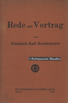 Rede und Vortrag.