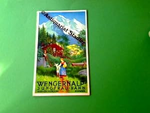 Wengernalp-Jungfraubahn : Berneroberland, Schweiz. Leporello.