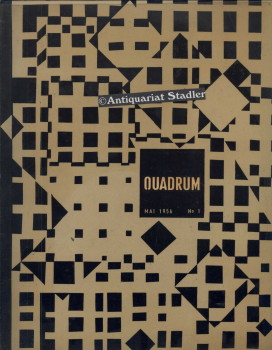 Quadrum 1 (I). Mai 1956. Revue Internationale D'Art Moderne. INTERNATIONAL MAGAZINE OF MODERN ART...