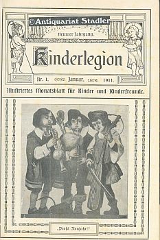 Seraphischer Kinderfreund. Monatsschrift für Kinderfreunde. Konvolut aus 11 Heften von 1911, 3 He...