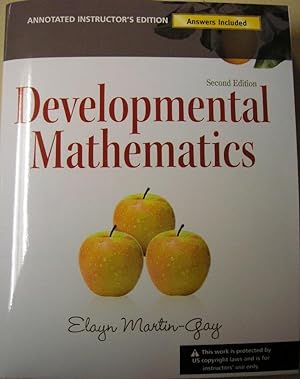 Imagen del vendedor de SAMPLE COPY - Developmental Mathematics, 2nd ed. (Annotated Instructor's Edition) a la venta por Booksavers of MD