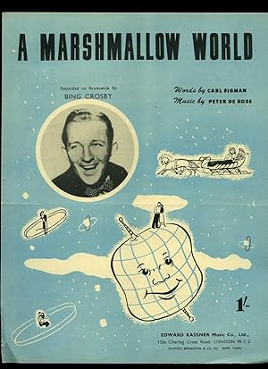 Image du vendeur pour A Marshmallow World [Vintage Piano Sheet Music] mis en vente par Little Stour Books PBFA Member