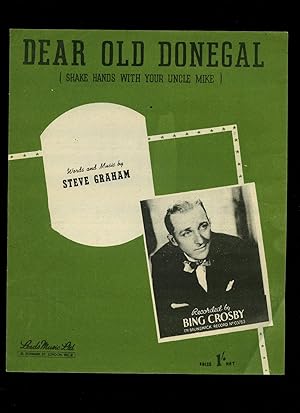 Seller image for Dear Old Donegal (Shake Hands with Your Uncle Mike) [Vintage Piano Sheet Music] for sale by Little Stour Books PBFA Member