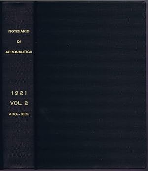NOTIZIARIO DI AERONAUTICA , N. 8., Agosto 1921 - N. 12., Dicembre 1921
