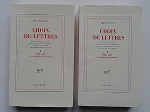 Choix de Lettres I et II [ Exemplaires du Tirage de Tête ]