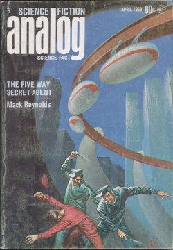 Bild des Verkufers fr ANALOG Science Fiction/ Science Fact: April, Apr. 1969 ("The Five Way Secret Agent") zum Verkauf von Books from the Crypt
