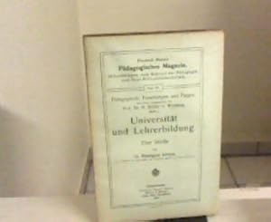 Universität und Lehrerbildung. Pädagogisches Magazin Heft 776.