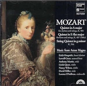 Mozart: Quintet in A major for clarinet and strings, KV 581 / Quintet in E-flat major for horn an...