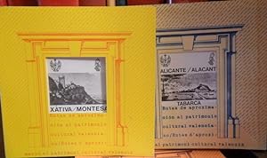 Imagen del vendedor de ALICANTE/ALACANT - TABARCA + XTIVA- MONTESA Rutas de aproximacin cultural al patrimonio valenciano / Rutes d'aproximaci al patrimoni cultural valenci (2 libros) a la venta por Libros Dickens