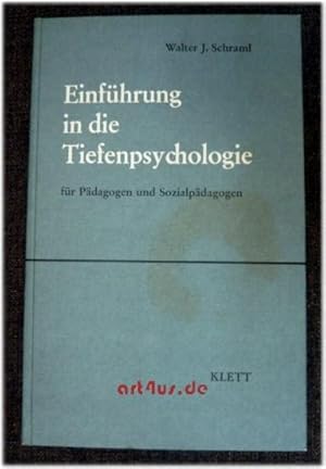 Seller image for Einfhrung in die Tiefenpsychologie : fr Pdagogen und Sozialpdagogen. for sale by art4us - Antiquariat