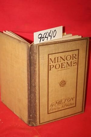 Seller image for Select Minor Poems of John Milton for sale by Princeton Antiques Bookshop