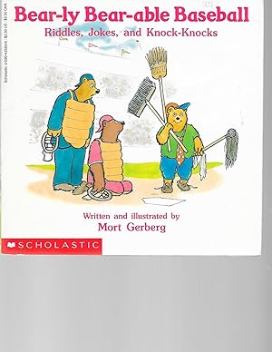 Bild des Verkufers fr Bear-Ly Bear-Able Baseball Riddles, Jokes, and Knock-Knocks/Featuring Riddle Bear zum Verkauf von TuosistBook