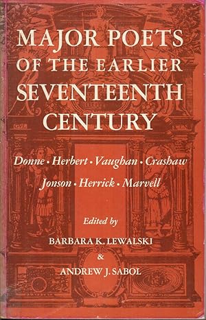 Image du vendeur pour Major Poets of the Earlier Seventeenth Century mis en vente par Jonathan Grobe Books