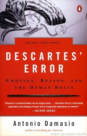 Imagen del vendedor de Descartes' Error: Emotion, Reason, and the Human Brain a la venta por Great Southern Books