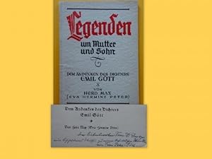 Legenden um Mutter und Sohn (Dem Andenken des Dichters Emil Gött)