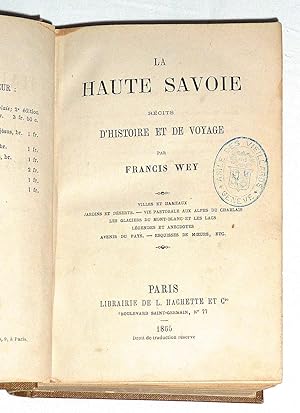 La Haute-Savoie - récits de voyage et d'histoire