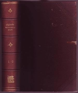 Immagine del venditore per Uhlands gesammelte Werke in sechs Bnden. Mit einer biographisch-litterarhistorischen Einleitung von Hermann Fischer. Erster und Zweiter Band (in einem). Erster badn: Gedichte; zweiter Band: Dramen und dramatische Entwrfe. Stempel auf dem Titelblatt "Sammlung [Kurt] Kluge". venduto da Graphem. Kunst- und Buchantiquariat