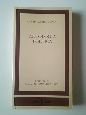 Imagen del vendedor de Antologa potica a la venta por MAUTALOS LIBRERA