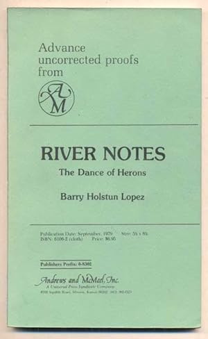 Bild des Verkufers fr River Notes: The Dance of Herons zum Verkauf von Ken Sanders Rare Books, ABAA