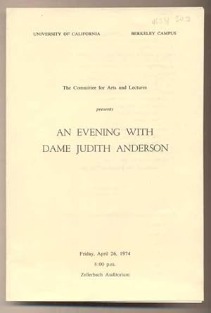 An Evening with Dame Judith Anderson