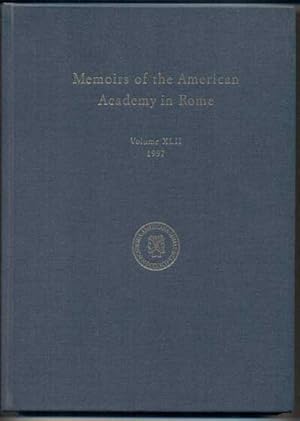 Bild des Verkufers fr Memoirs of the American Academy in Rome: Volume XLII, 1997 zum Verkauf von Ken Sanders Rare Books, ABAA