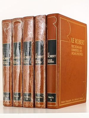 Le Grand Robert des noms propres - Dictionnaire universel alphabétique des noms propres ( 5 tomes...