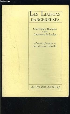 Image du vendeur pour LES LIAISONS DANGEREUSES- COLLECTION PAPIERS mis en vente par Le-Livre